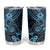 Hawaii Shaka Sign Tumbler Cup Polynesian Pattern Sky Blue Version