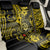 Hawaii Shaka Sign Back Car Seat Cover Polynesian Pattern Yellow Version