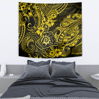 Hawaii Shaka Sign Tapestry Polynesian Pattern Yellow Version LT01 - Polynesian Pride