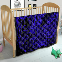 Hawaii Shark Quilt Polynesian Pattern Navy Blue Version LT01 - Polynesian Pride