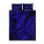 Hawaii Shark Quilt Bed Set Polynesian Pattern Navy Blue Version LT01 Blue - Polynesian Pride