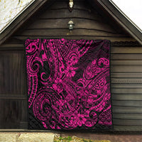 Hawaii Shark Quilt Polynesian Pattern Pink Version LT01 - Polynesian Pride