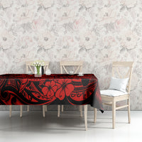 Hawaii Shark Tablecloth Polynesian Pattern Red Version LT01 - Polynesian Pride