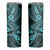 Hawaii Shark Skinny Tumbler Polynesian Pattern Turquoise Version