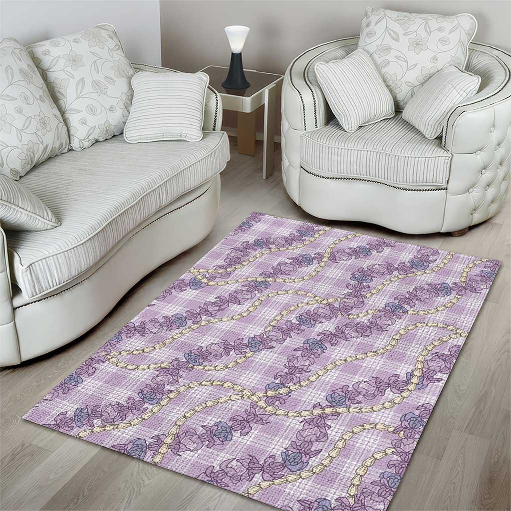 Pua Kalaunu Lei Area Rug Palaka Pattern
