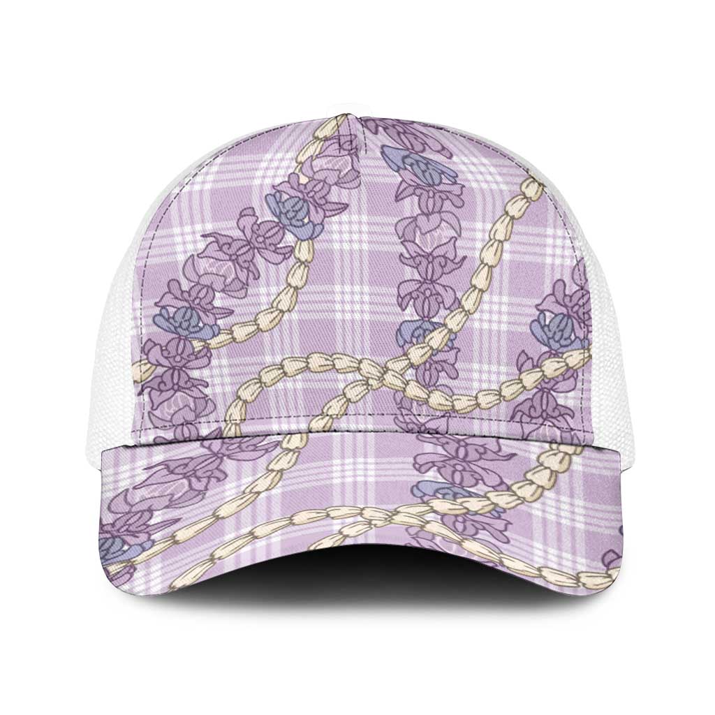Pua Kalaunu Lei Baseball Net Cap Palaka Pattern