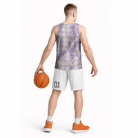 Pua Kalaunu Lei Basketball Jersey Palaka Pattern
