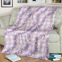 Pua Kalaunu Lei Blanket Palaka Pattern