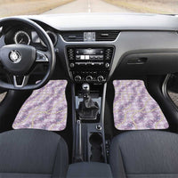 Pua Kalaunu Lei Car Mats Palaka Pattern