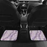 Pua Kalaunu Lei Car Mats Palaka Pattern