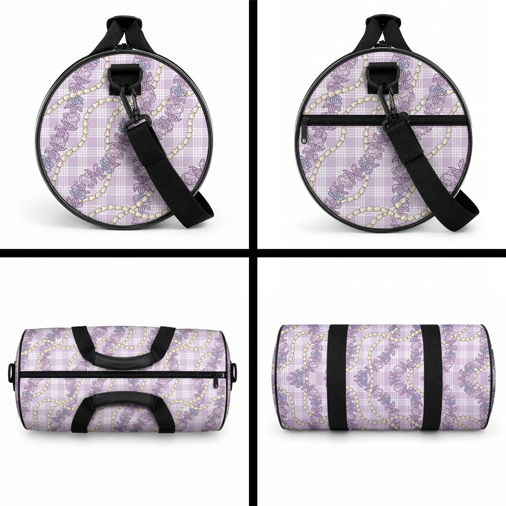 Pua Kalaunu Lei Duffle Bag Palaka Pattern LT01 - Polynesian Pride