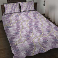 Pua Kalaunu Lei Quilt Bed Set Palaka Pattern
