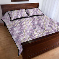 Pua Kalaunu Lei Quilt Bed Set Palaka Pattern
