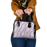 Pua Kalaunu Lei Shoulder Handbag Palaka Pattern