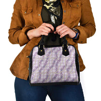 Pua Kalaunu Lei Shoulder Handbag Palaka Pattern