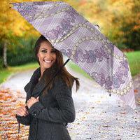 Pua Kalaunu Lei Umbrella Palaka Pattern