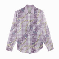 Pua Kalaunu Lei Women Casual Shirt Palaka Pattern
