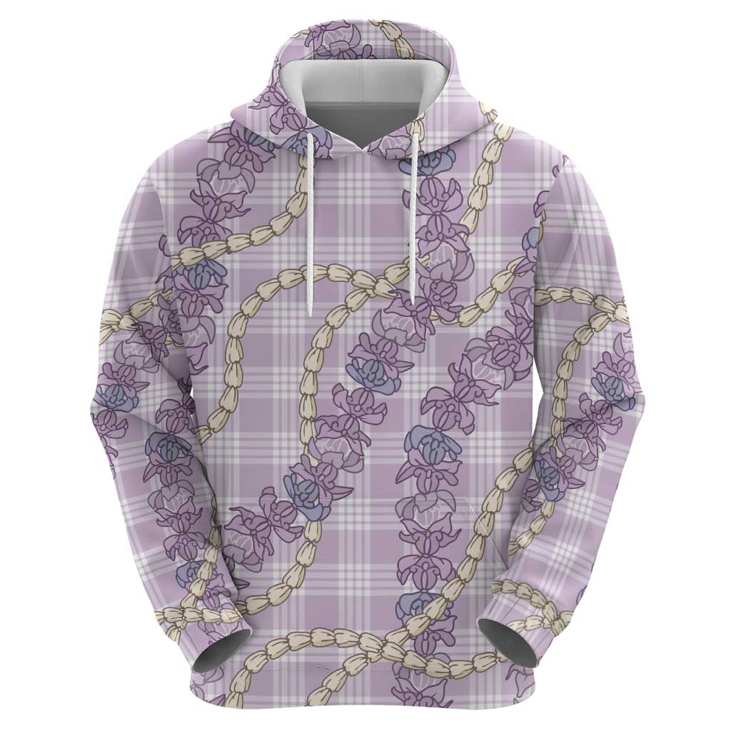 Pua Kalaunu Lei Zip Hoodie Palaka Pattern