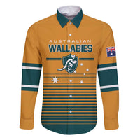 Custom Rugby Australia Family Matching Mermaid Dress and Hawaiian Shirt Junior Wallabies Go Champions