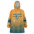 Custom Rugby Australia Wearable Blanket Hoodie Junior Wallabies Go Champions