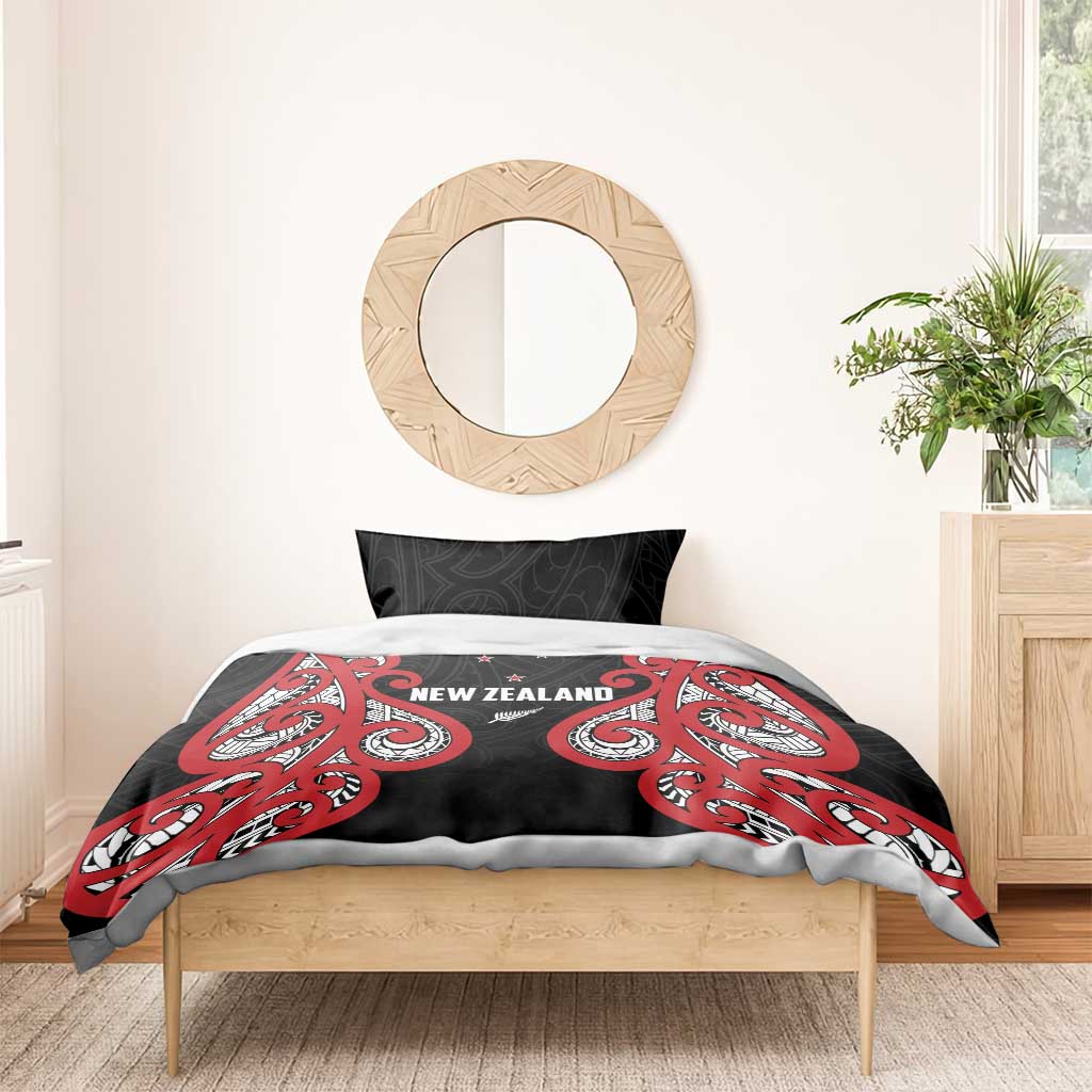 Rugby New Zealand Bedding Set Baby Black Go Champions