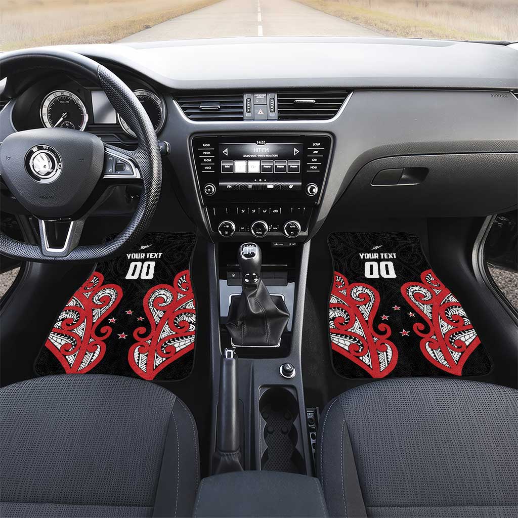 Rugby New Zealand Car Mats Baby Black Go Champions