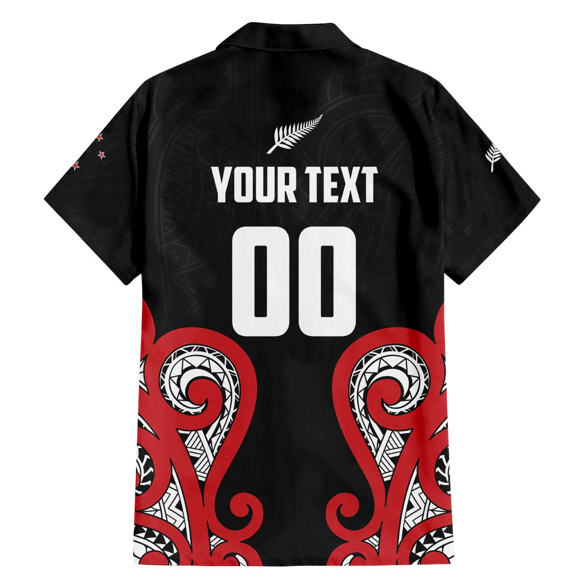 Custom Rugby New Zealand Family Matching Off The Shoulder Long Sleeve Dress and Hawaiian Shirt Baby Black Go Champions LT01 - Polynesian Pride