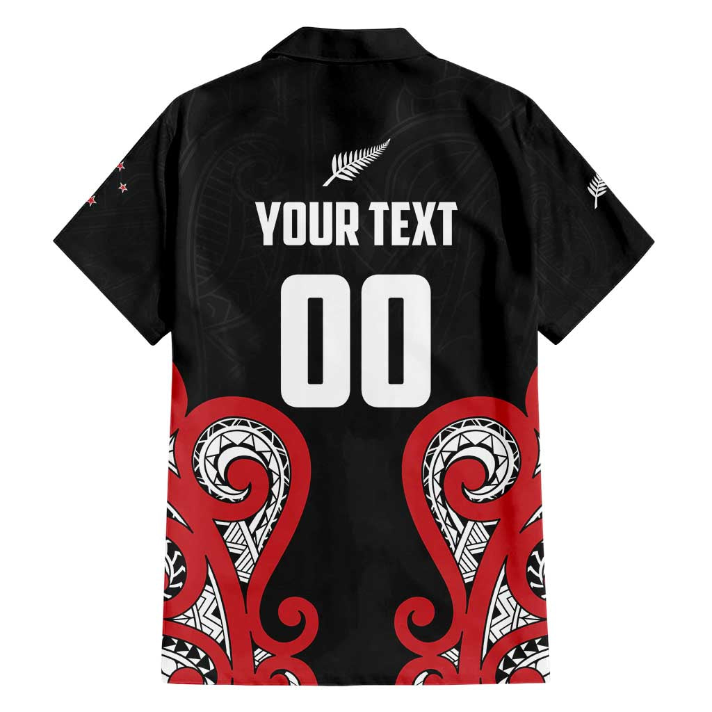 Custom Rugby New Zealand Family Matching Short Sleeve Bodycon Dress and Hawaiian Shirt Baby Black Go Champions LT01 - Polynesian Pride
