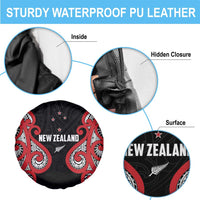 Rugby New Zealand Spare Tire Cover Baby Black Go Champions