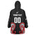 Custom Rugby New Zealand Wearable Blanket Hoodie Baby Black Go Champions