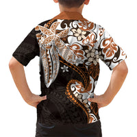 Monstera Plumeria Flowers Orange Family Matching Summer Maxi Dress and Hawaiian Shirt Polynesian Pattern