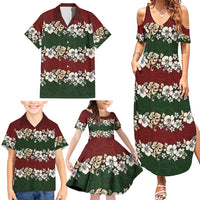 Hawaiian Hibiscus Christmas Color Family Matching Summer Maxi Dress and Hawaiian Shirt Unique LT01 - Polynesian Pride