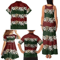 Hawaiian Hibiscus Christmas Color Family Matching Tank Maxi Dress and Hawaiian Shirt Unique LT01 - Polynesian Pride