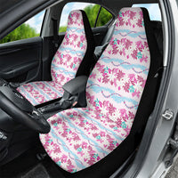 Monstera Tiare Plumeria Lei Pattern Car Seat Cover Pink Version LT01 - Polynesian Pride