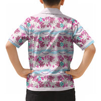 Monstera Tiare Plumeria Lei Pattern Hawaiian Shirt Pink Version LT01 - Polynesian Pride