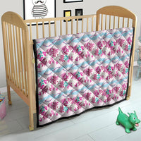 Monstera Tiare Plumeria Lei Pattern Quilt Pink Version LT01 - Polynesian Pride