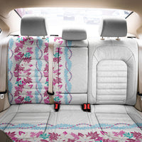 Monstera Tiare Plumeria Back Car Seat Cover Pink Polynesian Pattern LT01 - Polynesian Pride