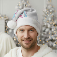 Monstera Tiare Plumeria Christmas Santa Hat Pink Polynesian Pattern LT01 - Polynesian Pride