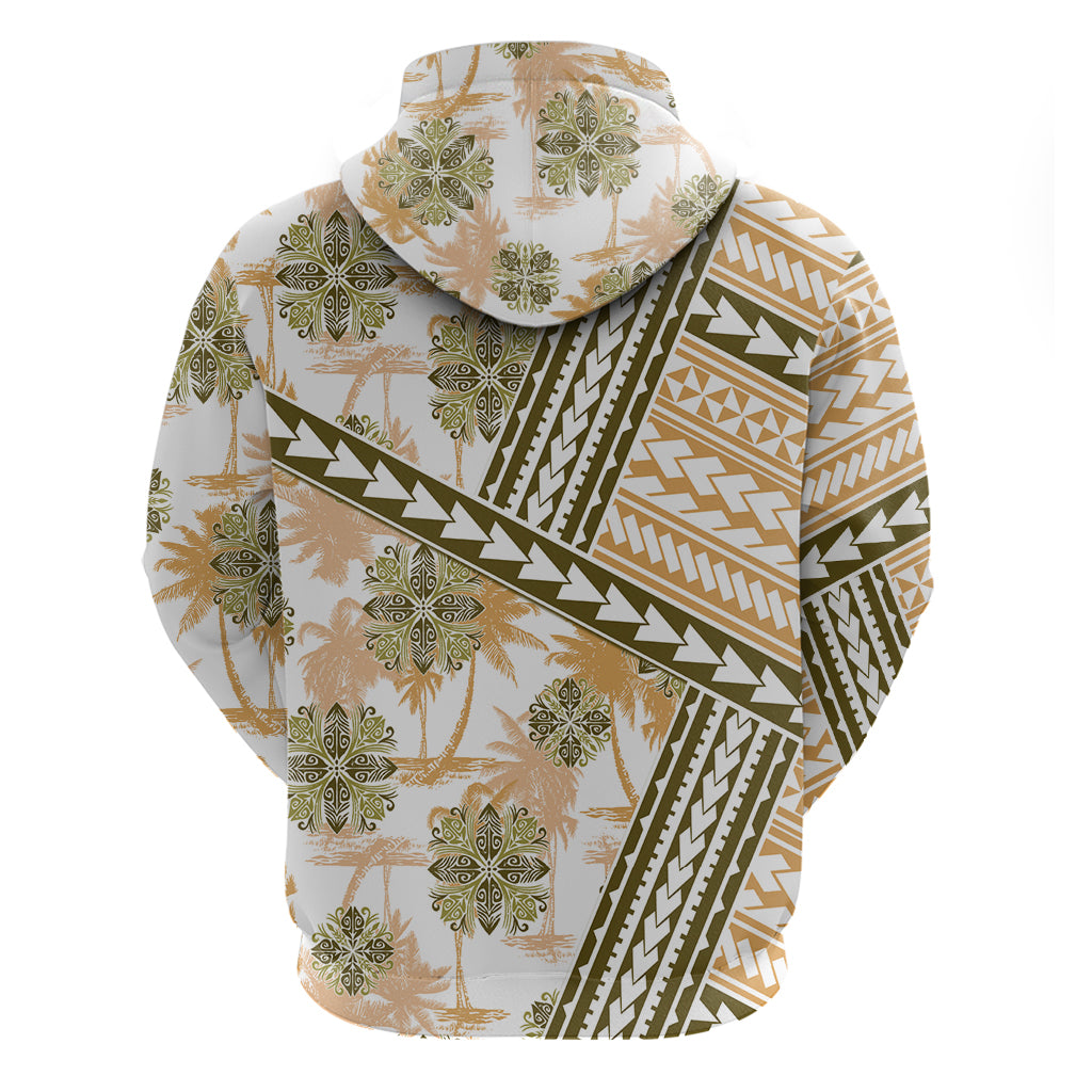 Hawaii Quilt Hoodie Kakau Polynesian Pattern Gold Version LT01 - Polynesian Pride