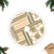Hawaii Quilt Tree Skirt Kakau Polynesian Pattern Gold Version LT01 Fringed Tree Skirts Gold - Polynesian Pride
