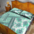 Hawaii Quilt Quilt Bed Set Kakau Polynesian Pattern Teal Version LT01 - Polynesian Pride