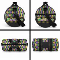 Mardi Gras Skull Duffle Bag Beads Fleur De Lis LT01 - Polynesian Pride