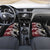 Polynesian Hawaiian Plumeria Tribal Pattern Car Mats Special Wine Red Version