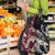 Polynesian Hawaiian Plumeria Tribal Pattern Grocery Bag Special Wine Red Version
