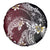 Polynesian Hawaiian Plumeria Tribal Pattern Spare Tire Cover Special Wine Red Version