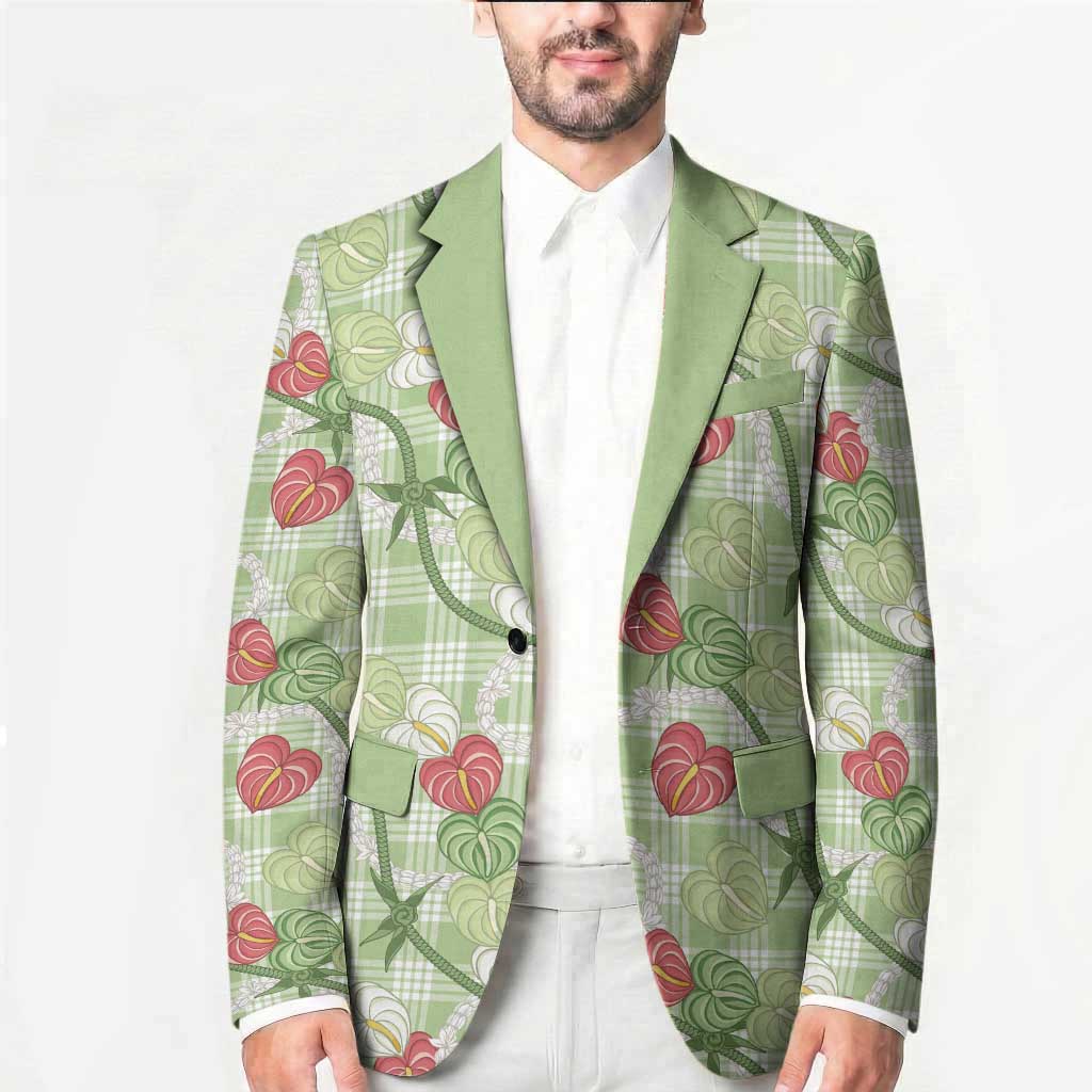 Anthurium Pikake Ti Leaf Palaka Blazer Green Version