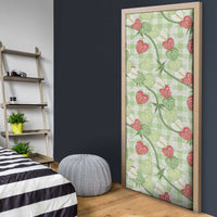 Anthurium Pikake Ti Leaf Palaka Door Cover Green Version
