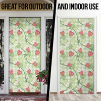 Anthurium Pikake Ti Leaf Palaka Door Cover Green Version