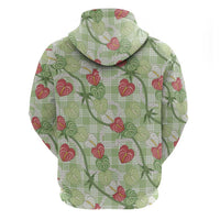 Anthurium Pikake Ti Leaf Palaka Hoodie Green Version