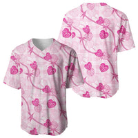 Anthurium Pikake Ti Leaf Palaka Baseball Jersey Pink Version